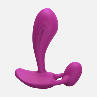 Witty Double Sided Vibrating Anal Plug - Sweet Orchid