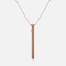 Vesper 2 Bullet Vibrator Necklace - Rose Gold