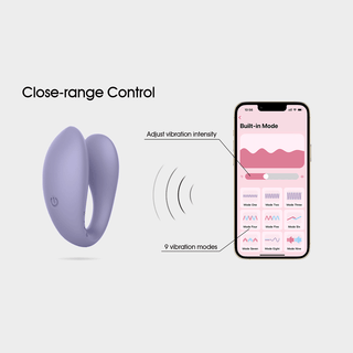 Helen Dual Head Wearable Vibrator - Purple