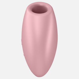 Satisfyer Cutie Heart Suction Vibrator - Light Red