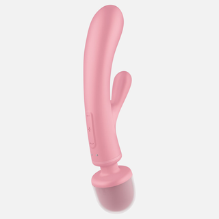 Triple Lover Wand Vibrator - pink