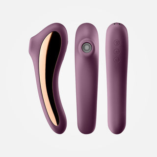 Dual Kiss - Purple Touch-Free Rechargeable Clitoral Air Pulse Stimulator