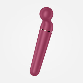 Planet Wand-er - Red Rechargeable Wand Vibrator