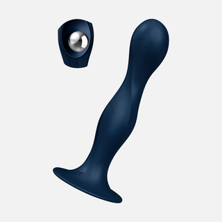 Double Ball-R Non Vibrating Dildo - Dark Blue