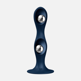 Double Ball-R Non Vibrating Dildo - Dark Blue