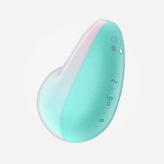 Pixie Dust - Mint/Pink Rechargeable Vibrating Air Pulse Stimulator