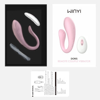 Doris Wearable Vibrator with Remote-Pink