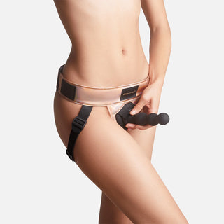 Leatherette Harness Curious - Rose Gold