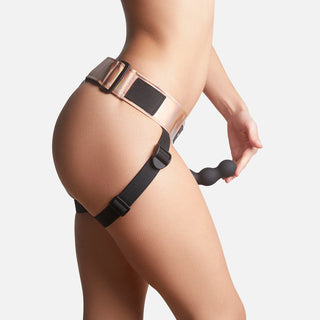 Leatherette Harness Curious - Rose Gold