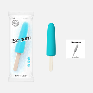 Iscream Non Vibrating Dildo - Blue Lagoon