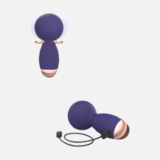 Itsy Bitsy Wand Vibrator - Midnight Indigo