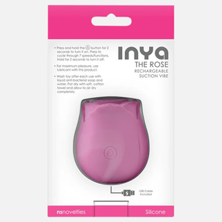 INYA Air Pulse and Suction Vibrator The Rose - Pink