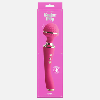 Sugar Pop Pop Wand Vibrator - Bliss Pink