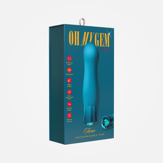 Oh My Gem - Fierce Blue Topaz Rechargeable Warming G-Spot Vibrator