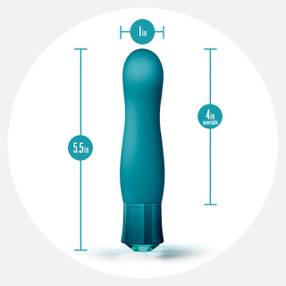 Oh My Gem - Fierce Blue Topaz Rechargeable Warming G-Spot Vibrator