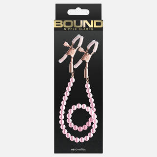 Bound Nipple Clamps DC1 - Pink