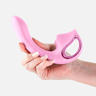 Seduction Kaia Air-Pulse Clitoral and G-Spot Vibrator - Metallic Pink