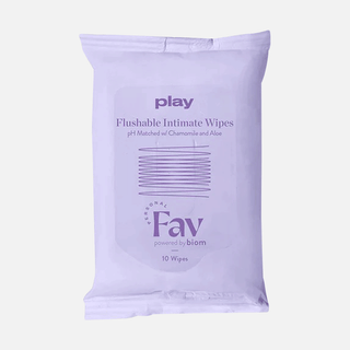 Personal Fav Play Flushable Intimate Wipes 10 - Pack