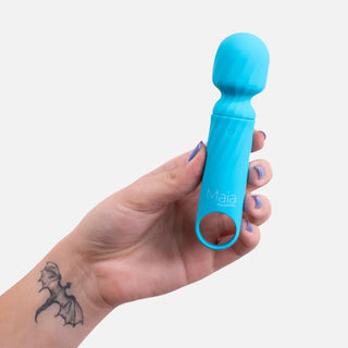 Dolly Mini Wand VIbrator - Blue