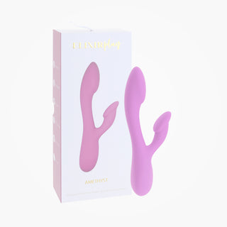 Amethyst - Hot Pink Flexible Rechargeable Rabbit Vibrator