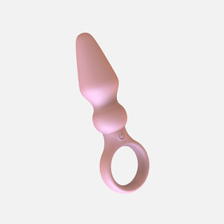 Fizz Vibrating Anal Plug Short - Pink