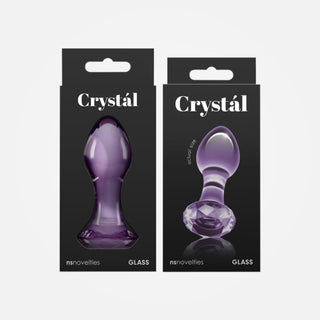 Crystal Gem - Purple Glass Anal Plug