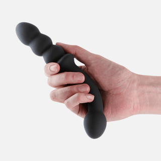 Renegade Duel Vibrating Anal Toy - Black