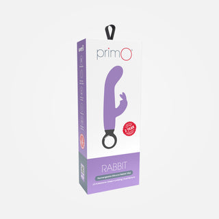 PrimO - Rechargeable Rabbit Vibrator with Ring Handle - Lilac