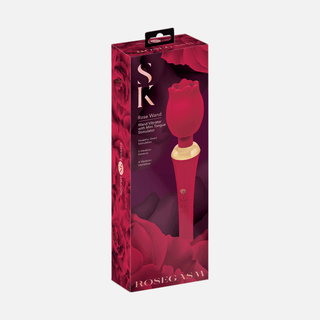 Secret Kisses Rosegasm Rose Vibrator Wand