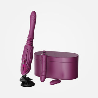 Sesh - Purple Remote Controlled Thrusting Sex Machine