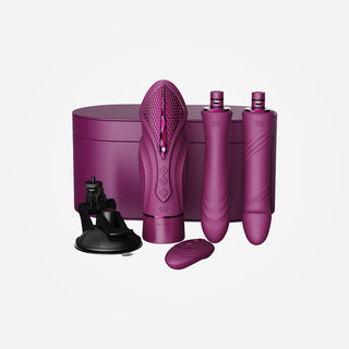 Sesh - Purple Remote Controlled Thrusting Sex Machine