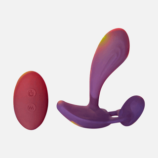 Witty Double Sided Vibrating Anal Plug - Sweet Orchid